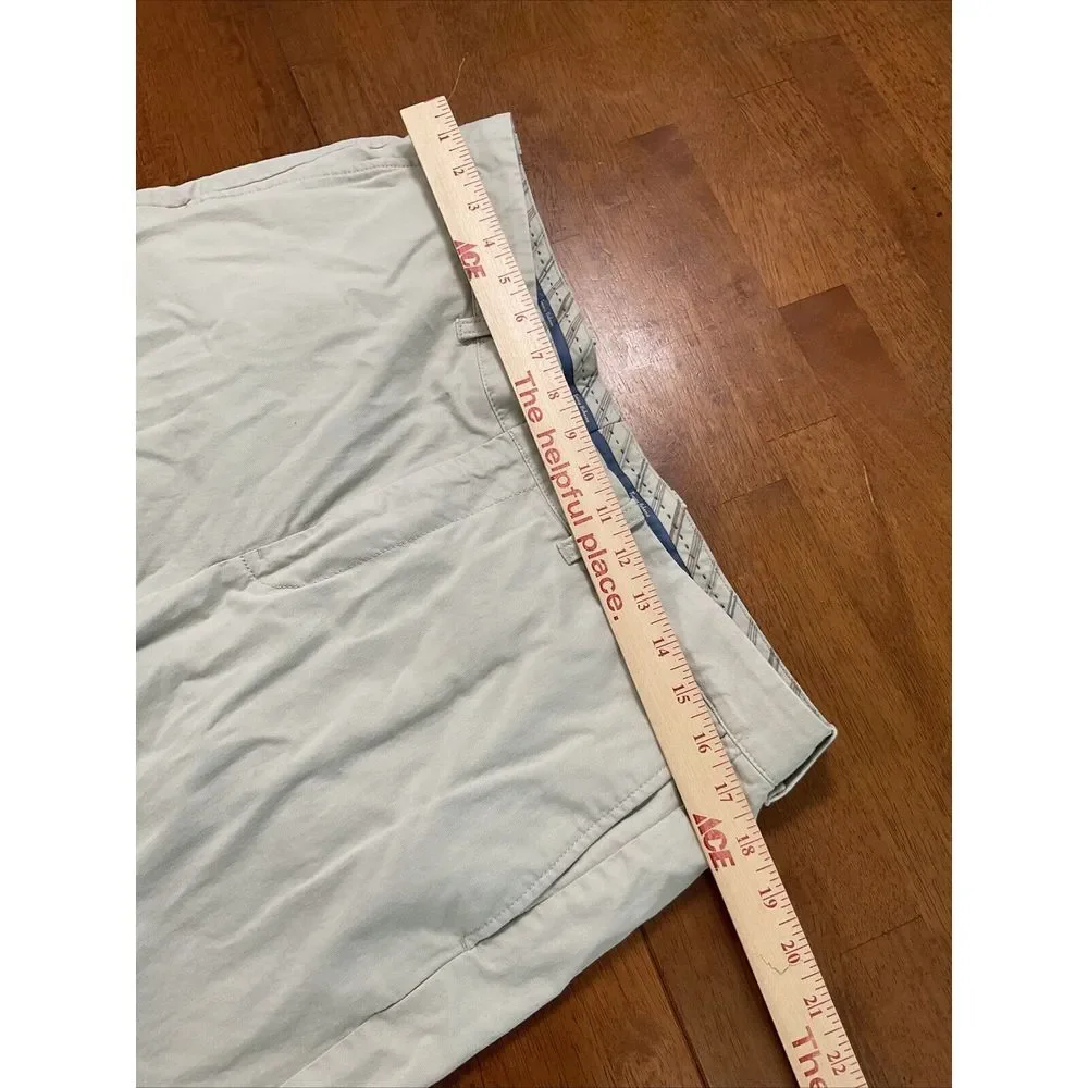 TOMMY BAHAMA MENS BEIGE TAN STRAIGHT COTTON LYOCELL SPANDEX BLEND PANTS SZ 36